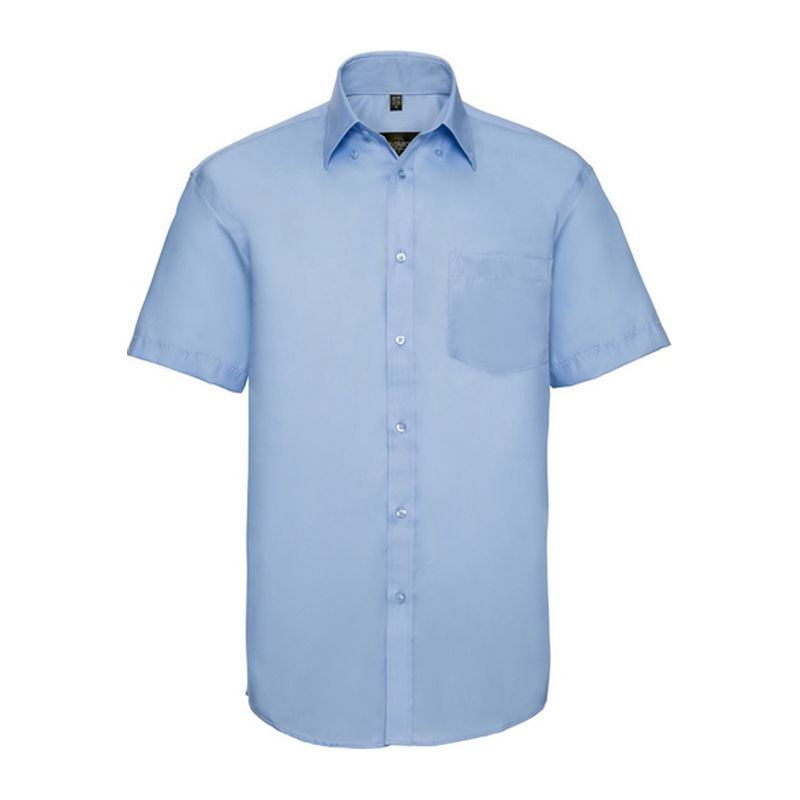Russell Non-iron Men Shirt short-sleeve